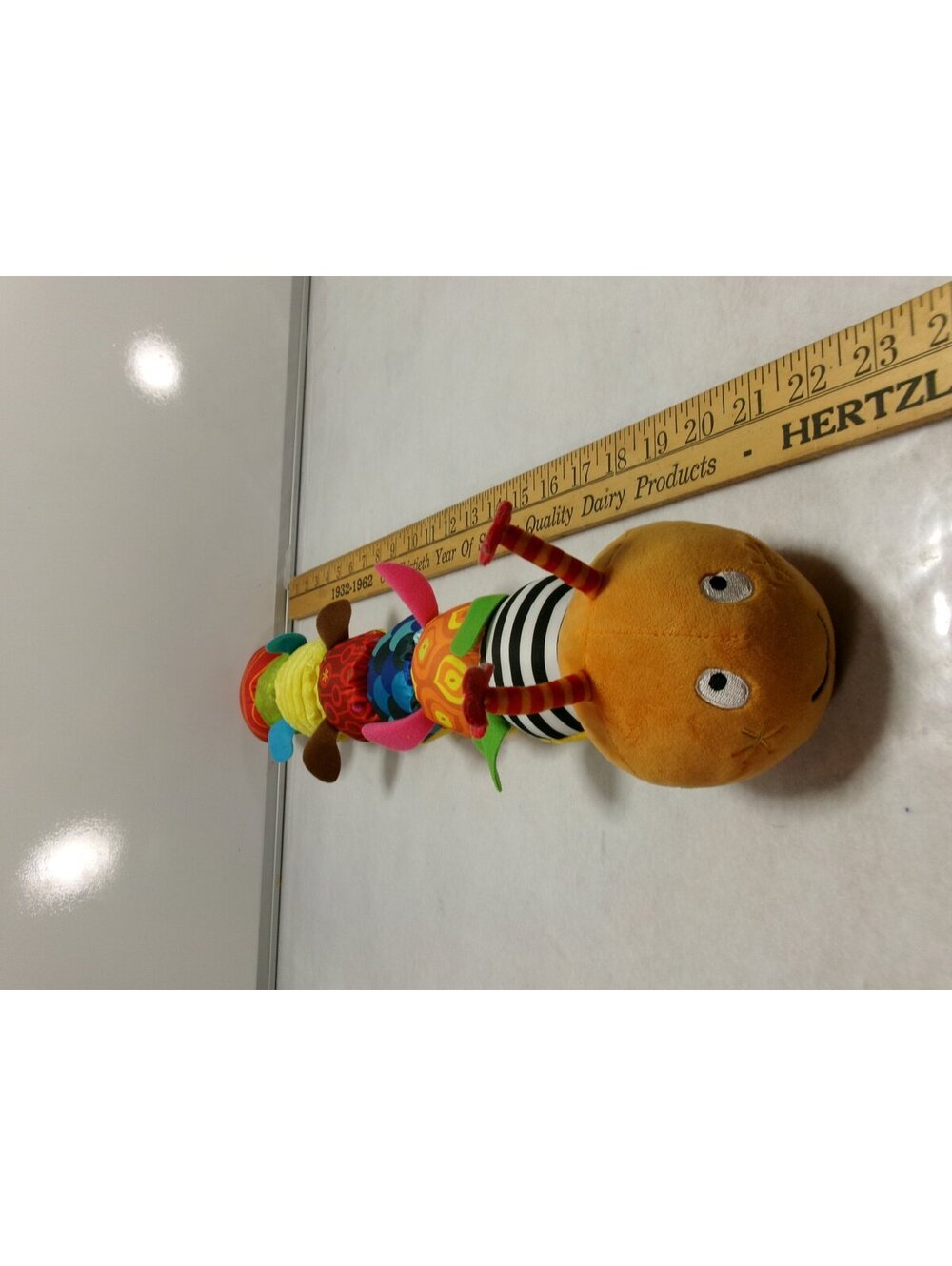 Colorful Caterpillar Baby Activity Plush Toy Multi Textures
